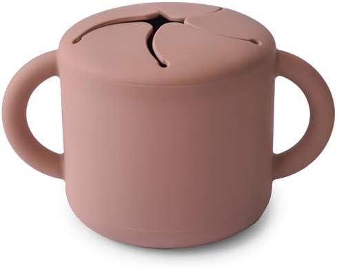 mushie Silicone Snack Cup | Spill Proof Food Container by mushie