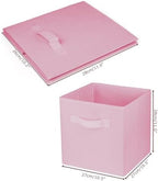 2Pcs Storage Cubes, 10.5 Inch Collapsible Storage Bins, Fabric Foldable Bins - Image 2