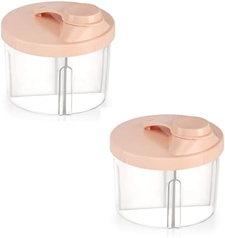 Accmor Baby Formula Dispenser On The Go, Non-Spill Rotating Four-Compartment by Accmor