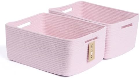 MiniArk Large Storage Baskets for Shelves, Baby Nursery, Toy Baskets Box by MiniArkStorageBasketsHome