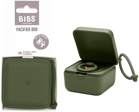 BIBS Pacifier Box with Loop for Storing & Carrying Soothers | 100% BPA Free by BIBS