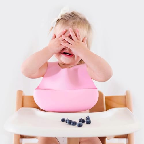 Magnetic Silicone Baby Bib – Waterproof, Dishwasher Safe, BPA Free Food-Grade - Image 4