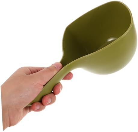FOMIYES 3pcs Plastic Bath Water Scoop Set Thickened Long Handle Water Ladle - Image 3