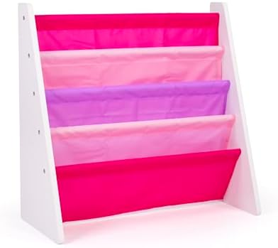 Humble Crew 4-Tier Kids Bookshelf, Nursery Bookcase Organizer - Image 4