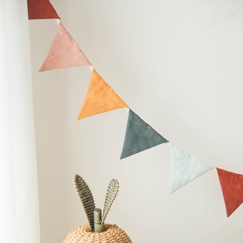 3.9ft Half Circle Cotton Banner by BEIOUDEXIN