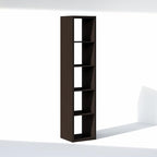 Furinno Cubic Extra Thick 5-Cube Closet Organizers and Storage, Dark Oak - Image 7