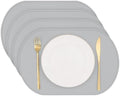 Silicone Placemat Set of 4, Heat Resistant Placemats by yuuzue