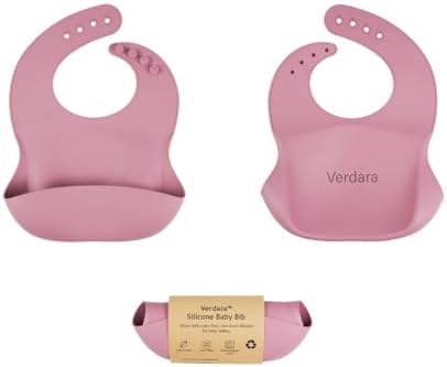Soft Silicone Baby Bibs – 3 Pack | Adjustable, Waterproof, Easy-Clean Feeding - Image 3