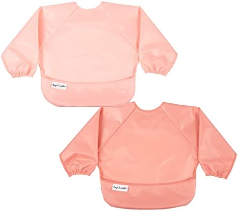 Tiny Twinkle Long Sleeve Bib for Babies & Toddlers | 2-Pack Waterproof Smock by TinyTwinkle