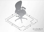 Tempered Glass Chair Mat with Lip - Image 3