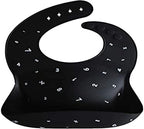mushie Silicone Baby Bib | Adjustable Fit Waterproof Bibs - Image 4