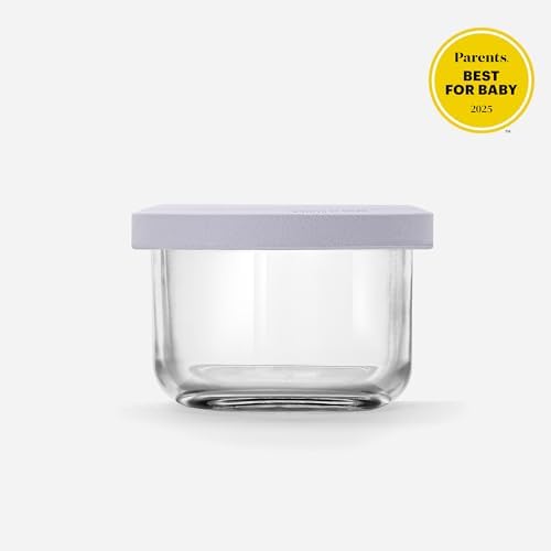 Comotomo Glass Baby Food Storage Containers, 4 oz Jars - Image 2