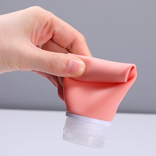 Silicone Travel Bottles, 4 Pack 3.4oz Leak Proof Liquid Squeezable Refillable - Image 4