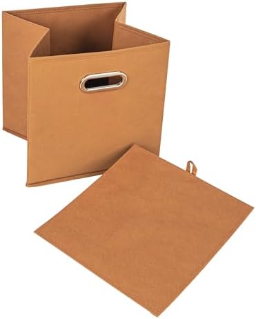 Household Essentials Foldable Fabric Storage Cubes 36-Pack – 11x11x11 Stackable - Image 3