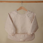 mushie Long Sleeve Baby Bib | Water Resistant Adjustable Fit - Image 4