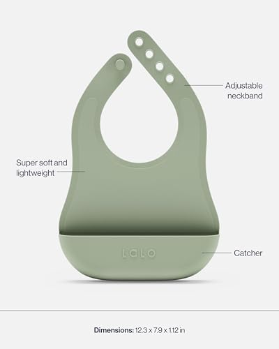 Lalo First Bites Full Kit, 6-Piece Non-Toxic Silicone Baby Feeding Set - Image 6