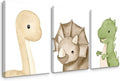 Dinosaur Wall Art Kids Boys Room Canvas Wall Decor Dino Nursery Wall Art by Tanmart