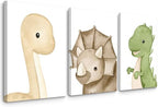 Dinosaur Wall Art Kids Boys Room Canvas Wall Decor Dino Nursery Wall Art by Tanmart