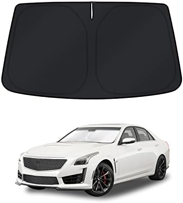 KUST Windshield Sun Shade for Cadillac CTS 2014-2019 Window Accessories Shade by KUST