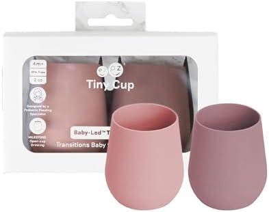 ezpz Tiny Cup - 4 months+ - 100% Silicone Training Cup by ezpz