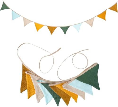 8.5 ft Pennant Banner Flags, Toddler Boy and Girl Room Decor Pennant, Nursery by CEUQIESO