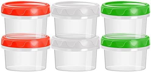 EONJOE 4oz Airtight Plastic Food Storage Containers by EONJOE