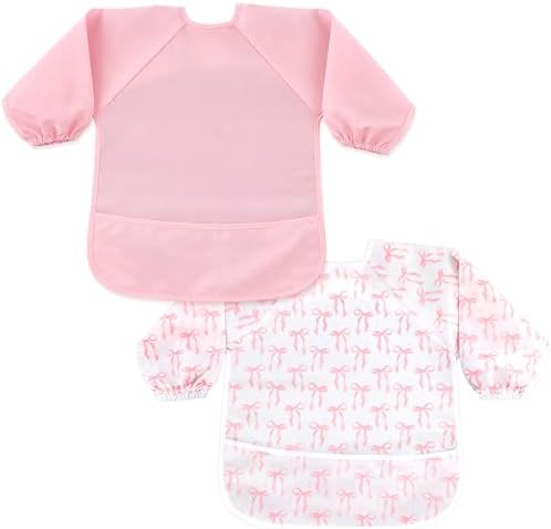 2 Pack Long Sleeve Baby Bib by Funnysoft