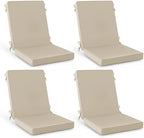 Summsun Outdoor Dining Chair Cushions 4-Pack, 20 x 20 Inch by SUMMSUN