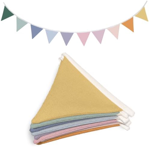 Playroom Wall Decor Pennant Banner Flags 5.5Ft Bunting by Unknown