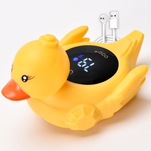 Baby Bath Thermometer Water Temp Safety Essential, Rechargeable Duck Toy by Unknown