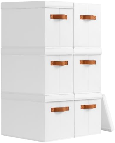 Homsorout Storage Bins with Lids by Homsorout