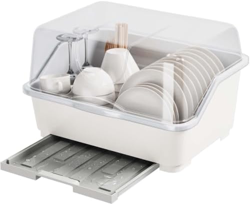 Tomorotec Plastic Dish Drying Rack & Drain Board by Tomorotec