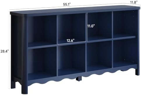 ONBRILL 8 Cube Bookcase, Bookshelf and Toy Storage Organizer - Image 2