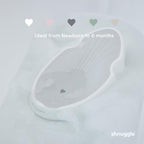 Shnuggle | Newborn Baby Bath Support | Ergonomic Soft-Touch Seat | Lightweight - Image 4