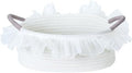 White Cotton Rope Gift Basket by YimisDream