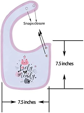 Maiwa 6 Pack Waterproof Cotton Baby Bibs - Image 3