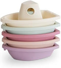 mushie Stackable Bath Boats Floating Toy | Made in Denmark by mushie