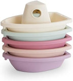mushie Stackable Bath Boats Floating Toy | Made in Denmark by mushie