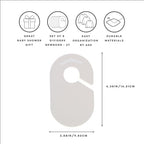 3 Sprouts Baby Closet Dividers, Newborn to 2T, 8 Piece Set - Image 3