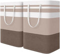 HomeHacks 2 Pack Large Laundry Baskets, Laundry Hampers Bags by HomeHacks