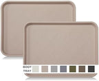 Boot Tray for Entryway Indoor, Heavy Duty Shoe Mat Tray 2 Packs, 16.7"x12.8" by WATANIYAPET