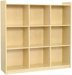OOOK 9-Cube Storage Organizer, Wooden Storage Cabinet Display Shelf Large by OOOK