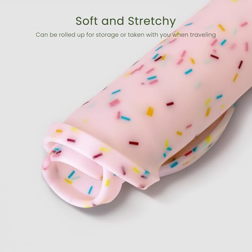 PWTAA Dog Food Mat Anti-Slip Silicone Dog Bowl Mat Thicker Pet Placemat - Image 7