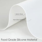 Extra Large Silicone Mat, Food-Grade Flexible Silicone Table Mats - Image 4