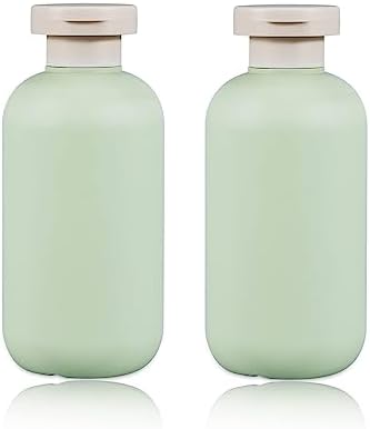 10oz Squeeze Bottles with Flip Cap, Refillable Plastic Travel Bottles by UMETASS