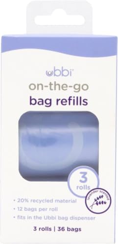 Ubbi On-the-Go Refill Bags, Lavender Scented, Baby On The Go Diapering by Unknown