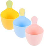 3-pack Plastic Water Ladle 7.08 X 4.13 X 3.93 in Water Scoop Cups by OKUMEYR