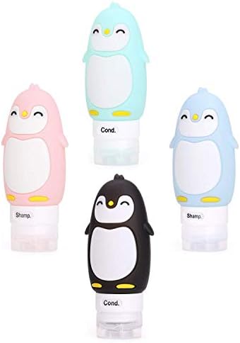AUTENS Leakproof Silicone Travel Bottles Accessories Set, 3oz 4 Pack Refillable - Image 2