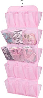 MISSLO 30 Large Pockets Dual Sided Hanging Shoe Organizer by MISSLO