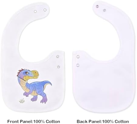 Maiwa 6 Pack Waterproof Cotton Baby Bibs - Image 6